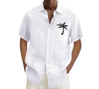 Herren Leinenhemd Ärmelloses Strandhemd Sommer Mittelalter Hemd Viking Kostüm Schnürhemd Renaissance Viktorian Steampunk Hemd Herren Hemd Herren Kurzarm 4Xl Herrenhemd Weiss Langarm Hemd Weiß Herren