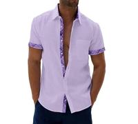 Herren leinenhemd Langarm Hemd schwarz Herren Regular fit Mens Shirt Hemd Herren kariert männer anzughemd Bunte Hemden Herren oberhemd herrenhemden Langarm bügelfrei Shirt weiß