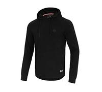 Herren Longsleeve mit Kapuze Pit Bull West Coast Mercado Small Logo Kapuzenpullover Dünnes Sweatshirt M