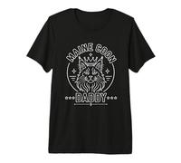 Herren Maine Coon Papa Maine Coon Vater Main Coon Papi Premium T-Shirt