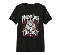 Herren Maine Coon Papa Maine Coon Vater Main Coon Papi Premium T-Shirt