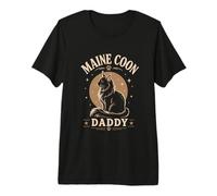 Herren Maine Coon Papa Maine Coon Vater Main Coon Papi Premium T-Shirt