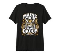Herren Maine Coon Papa Maine Coon Vater Main Coon Papi Premium T-Shirt