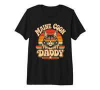 Herren Maine Coon Papa Maine Coon Vater Main Coon Papi Premium T-Shirt