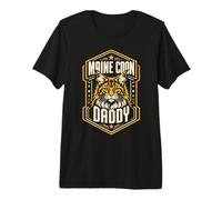 Herren Maine Coon Papa Maine Coon Vater Main Coon Papi Premium T-Shirt