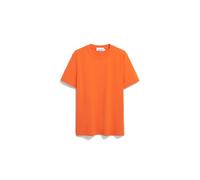 Herren Midweight T-Shirt aus recyceltem Baumwoll Mix MAARKOS Relaxed Fit Sunset Orange