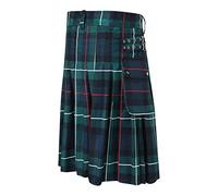 Herren Mode Schottischer Rock Neue Männer Rock Utility Männlich Klassischer Retro Rock Klassischer Retro Rock Mittelalterliche Schottland Faltenröcke Spleiß Schottischer Kilt