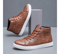 Herren modische, einfache & bequeme High-Top Lässig-Sneakers rutschfest, Allround-Stil für Studenten, Ganzjahres Lässig-Sportschuhe für Valentinstag