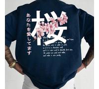 Herren modisches, locker geschnittenes Kurzarm T-Shirt mit Muster | Exquisites Design | Muss-haben für den Sommer | Leicht zu kombinieren, zeige deine