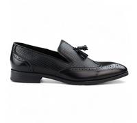 Herren Mokassin Loafer mit Quaste, elegante Slip-On-Abendschuhe EU46