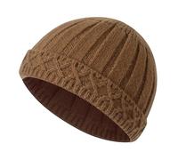 Herren Mütze Reflektierende Winter Warme Strickmütze Winterkappe Pudelmütze Schwarz Wintermütze Wollmütze Mit Ohrenklappen