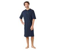 Herren Nachthemd, Premium Cotton/Tencel Marine 52