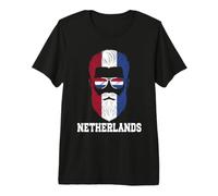 Herren Netherlands Flag Dutch Dad Mens Premium T-Shirt