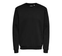 Herren O&S Basic Sweatshirt Regular Fit Pullover Langarm Jumper Sweater Shirt ohne Kapuze ONSCERES