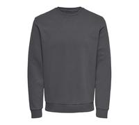 ONLY & SONS Sweatshirt "Ceres" in Dunkelgrau - Größe M | Herren Plussize