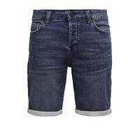 Only & Sons Ply Life Regular Pk 8583 Denim Shorts Blau L Mann (Herstellerartikelnummer: 22018582-BlueDenim-L)