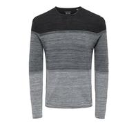 Herren O&S Dünner Langarm Strickpullover Rundhals Basic Sweater Knitted Shirt Jumper ONSPANTER