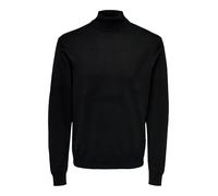 ONLY & SONS Rollkragenpullover in Schwarz - Größe S | Herren Plussize
