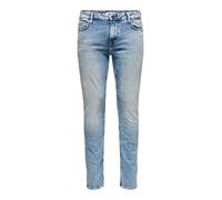 Slim-fit-Jeans ONLY & SONS "LOOM LIFE" Gr. 32, Länge 34, blau (blue, denim) Herren Jeans Slim Fit (24945245-32)