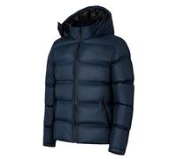 Herren Oversized Fit Pufferjacke mit breitem Stehkragen Wattierte Jacke Outdoor Winterjacke Warm Puffer Kurze Steppjacke Wintermantel Modern Quilted Jacket,Größe M - XXL (01-Dunkelblau, M)