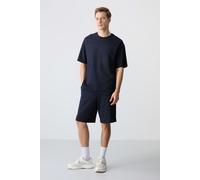 Herren Oversized T-Shirt und Shorts Set aus Baumwoll-Mischung 2XL