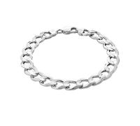 Herren Panzerarmband Aus 925 Sterling Silber 22 cm Mit Karabinerverschluss