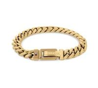 Herren Panzerarmband aus Edelstahl, IP Gold