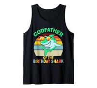 Herren Pate des Hais Birthday Matching Family Tank Top