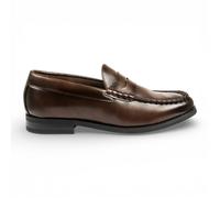 Herren-Penny-Loafer aus braunem PU-Leder, formelle Schuhe, Freizeitschuhe EU41
