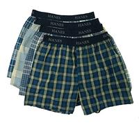 Herren Platinum 4-Pack Garn-Dye Boxer, sortiert, gro?