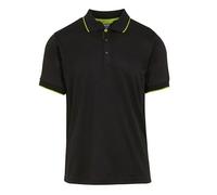 Regatta Navigate Short Sleeve Polo XXL black/lime