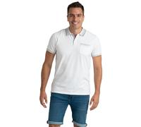 Herren Poloshirt mit kurzen Ärmeln, Tasche und kontrastierenden Details PRI2632 M