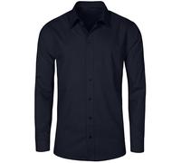 Herren Popeline Langarmhemd | Promodoro Fashion GmbH | Farbe: Navy | XL - XL blau 1000279634