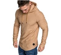 Herren Pullover Hoodie Langarm Slim Fit T-Shirt Pullover Sweatshirt Herren Pullover Rundhals Herren Langarm Pullover Sweatshirt Langarm Rundhals Hoodie T-Shirt Langarm einfarbiger Hoodie