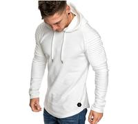 Herren Pullover Hoodie Langarm Slim Fit T-Shirt Pullover Sweatshirt Herren Pullover Rundhals Herren Langarm Pullover Sweatshirt Langarm Rundhals Hoodie T-Shirt Langarm einfarbiger Hoodie