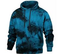 Herren-Pullover, Kapuzenpullover, Kordelzug, Batik-Kapuzenpullover, lässige Arbeits-Hoodies, lockere Passform, langärmelig, Kapuzen-Sweatshirt, leicht, athletisch, Hoodies,