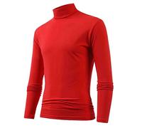 Herren Pullover Rollkragen - Pulli Langarm Langarmshirt Warm Halten Slim Fit Angenehmer Casual Einfarbig Basic Sweatshirt Shirt Rollkragenpullover Oberteile Top für Männer