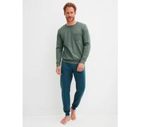 HERREN Pyjama mit Bündchen XL