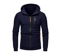 Herren-Reißverschluss-Kapuzenpullover, Sweatshirt Locker Sweatjacke Sweater Kapuzenpulli Sportbekleidung Pullover Hoodies Regular Fit Cardigan Kapuzenjacke Sportpulloverjacken Langärmelig Streetwear