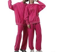 Herren Retro Baumwolle Kapuzen-Sweatshirt, M-2XL Gewaschener Distressed Lose Pullover Hoodie Tops Mit Große Schulter Drop Vintage Style Für Casual Daily Wear Im Frühling Und Herbst (XL Pink)