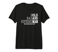 Herren Retro Bold Ba-DASS Das ist einfach wer ich Bin Old Ass Man Dad Life Premium T-Shirt