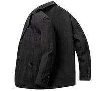 Herren Sakko Sportlich, Herren Leinenblazer, Slim Fit, Umlegekragen, Zweiknopf Anzugjacke, Leichtes Sportjackett, Stilvoller Sommeranzug Für Büro Und Alltag
