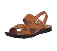 Herren-Sandalen Aus Leder,Modische Outdoorsandalen,Langlebig Ledersandalen,rutschfeste Outdoorsandalen,VerschleißFeste Wandersandalen,wasserdichte Trekkingsandalen,Offene Strandschuhe,Pantoletten