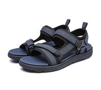 Herren Sandalen Mit Fußbett: Offene Extra Weit Outdoor Sandalen Trekkingsandalen Sportlich Elegant Wasserfest Badesandalen Wandersandalen Sommer Klettverschluss Herrensandalen Trekkingschuhe
