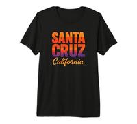 Herren Santa Cruz Kalifornien Sommer, Retro 70er 80er California Premium T-Shirt
