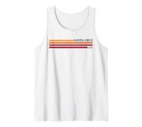 Herren Santa Cruz Kalifornien Surf, Retro 80er 70er California Tank Top