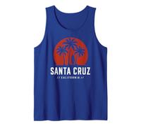 Herren Santa Cruz Kalifornien Surf, Retro 80er 70er California Tank Top
