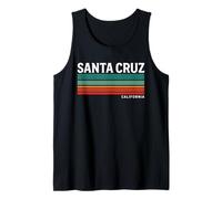 Herren Santa Cruz Kalifornien Surf, Retro 80er 70er California Tank Top