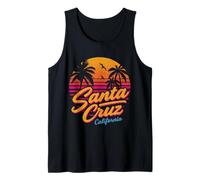 Herren Santa Cruz Kalifornien Surf, Retro 80er 70er California Tank Top