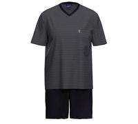 Herren Schlafanzug kurz Anthrazit 50